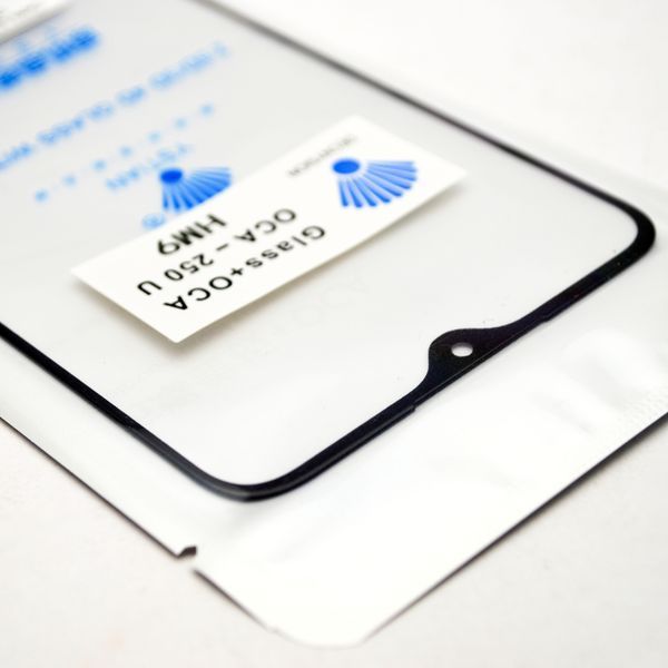 Стекло LCD Xiaomi Redmi 9 з ОСА Black Original 83919 фото