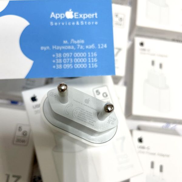 Зарядний пристрій Apple USB-C 35W Power Adapter (A2347) White OEM 99849 фото