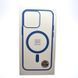 Чехол накладка с MagSafe Clear Case Magnetic для Apple iPhone 12 Navy Blue 77673 фото