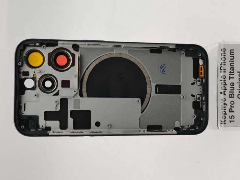 Корпус Apple iPhone 15 Pro Blue Titanium Original (Оригинал) 86634 фото