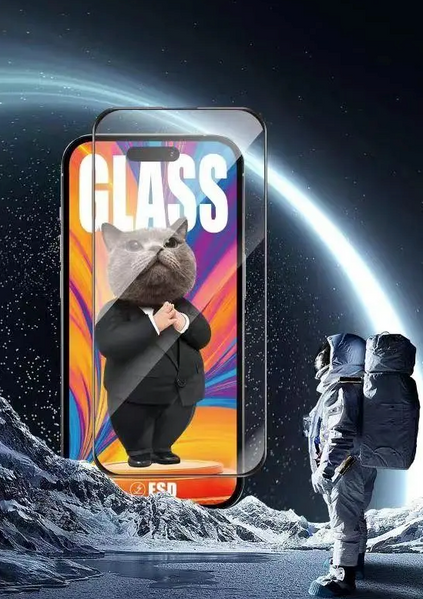 Захисне скло Mr,Cat Anti-Static для ZTE Blade V40 Black 53650 фото