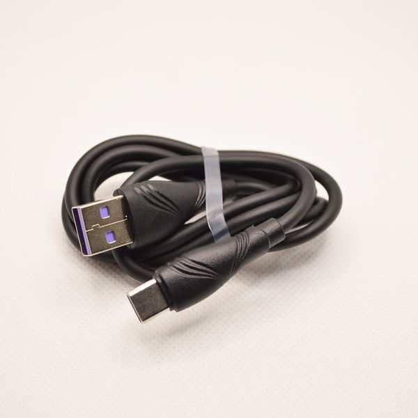 Мережевий зарядний пристрій ANSTY C-101-T з Type-C кабелем 1USB 2.4A Black 27135 фото