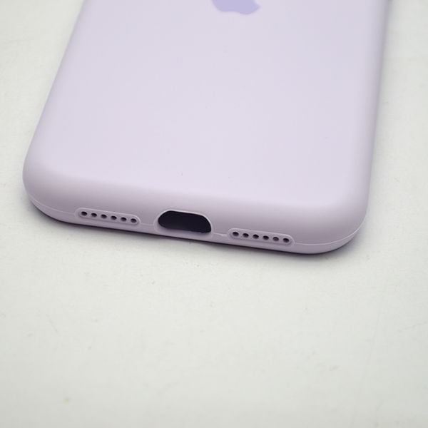 Силиконовый чехол накладка Silicon Case Full Camera для iPhone 11 Light Purple 32452 фото