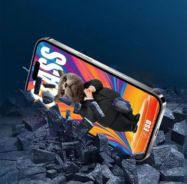 Захисне скло Mr.Cat Anti-Static для Apple iPhone 6/7/8/SE 2020/SE 2022 Black 41588 фото