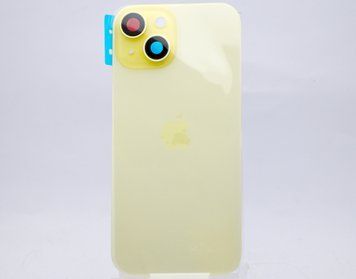 Задняя крышка со стеклом камеры Apple iPhone 15 Yellow Original 77008 фото
