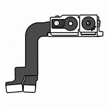 Фронтальная камера Apple iPhone 11 Pro Max со шлейфом Face ID Original 98865 фото