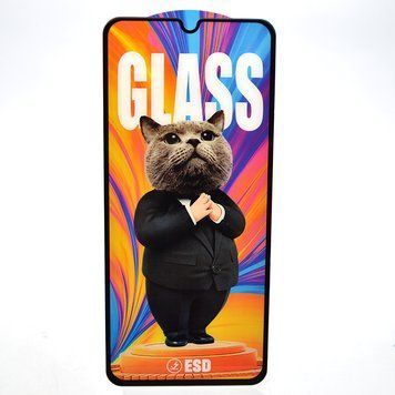 Захисне скло Mr.Cat Anti-Static для Samsung A70 Galaxy A705 Black 61166 фото