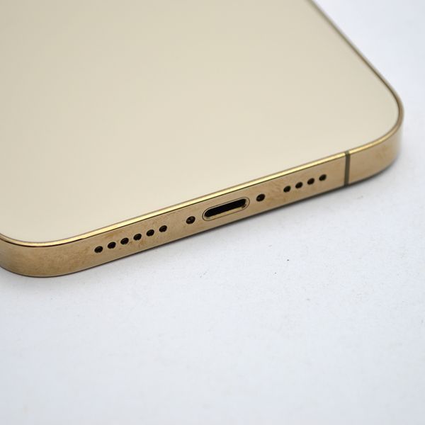 Корпус Apple iPhone 12 Pro Max з кнопками гучності, вкл, сім лотком Gold Original Used 95975 фото