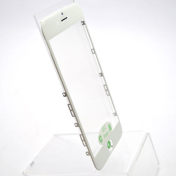 Стекло LCD Apple iPhone 6 с рамкой, OCA и сеточкой спикера White Original 1:1 88930 фото