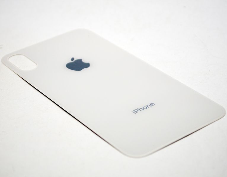 Задняя крышка Apple iPhone X Silver HC (с большим отверстием под камеру) 26514 фото