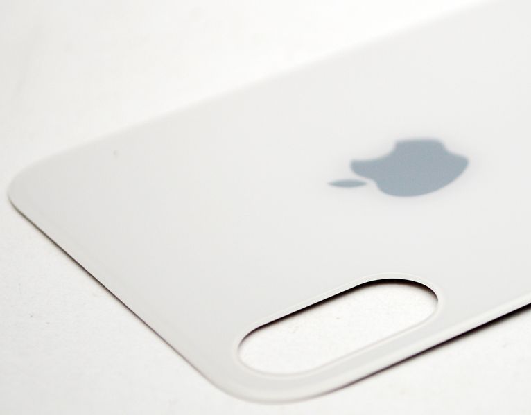 Задняя крышка Apple iPhone X Silver HC (с большим отверстием под камеру) 26514 фото