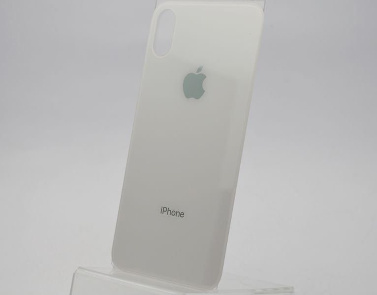 Задняя крышка Apple iPhone X Silver HC (с большим отверстием под камеру) 26514 фото