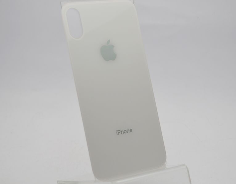 Задняя крышка Apple iPhone X Silver HC (с большим отверстием под камеру) 26514 фото