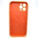 Силиконовый чехол накладка Silicon Case Full Camera для iPhone 12 Pro Golden Orange 72127 фото 4