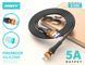 Кабель ANSTY Z-036-A Micro USB Silicone 5A 1M Білий 66415 фото 5