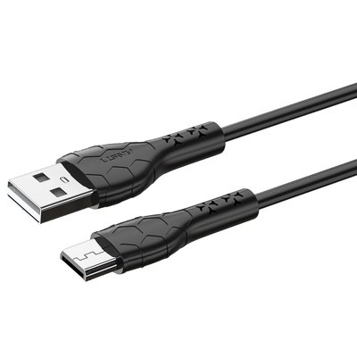 Кабель ANSTY Z-033-A Micro USB 5A 0.3M Чорний 51143 фото