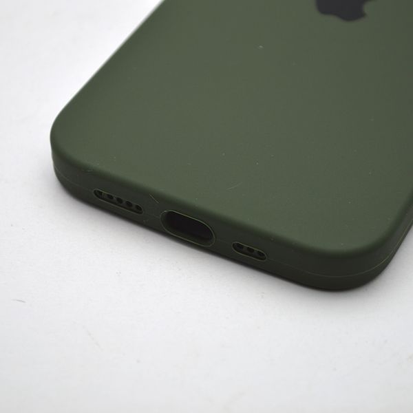 Силиконовый чехол накладка Silicon Case Full Camera для iPhone 15 Plus New Green 59181 фото