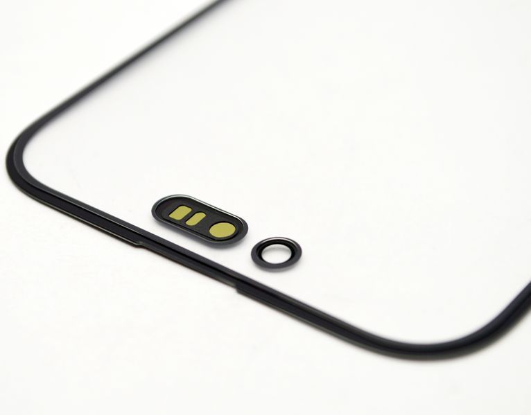 Скло LCD Apple iPhone 16 з OCA Black Original 42571 фото