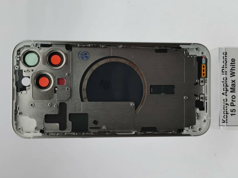 Корпус Apple iPhone 15 Pro Max White Titanium Original (Оригінал) 83473 фото