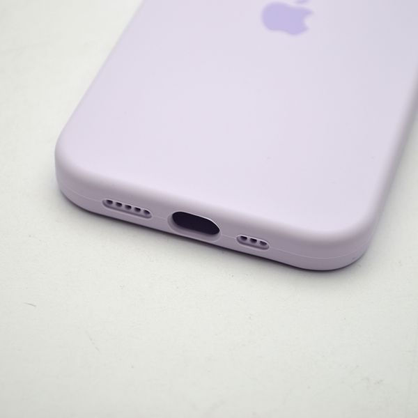 Силиконовый чехол накладка Silicon Case Full Camera для iPhone 12 Light Purple 79762 фото