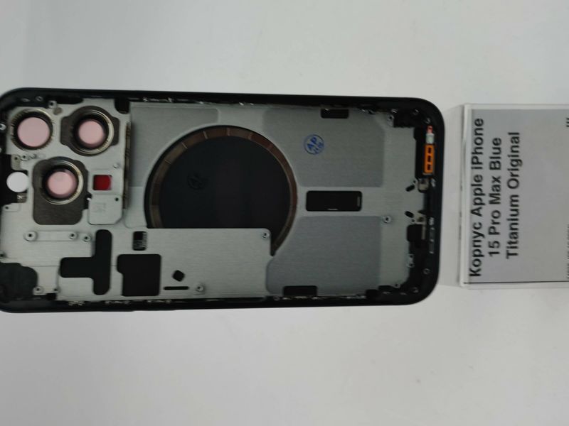 Корпус Apple iPhone 15 Pro Max Blue Titanium Original (Оригинал) 74835 фото