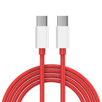 Кабель USB Warp Type-C To Type-C Cable Red 0,35 м 60W (тех.пакет) HC 67744 фото