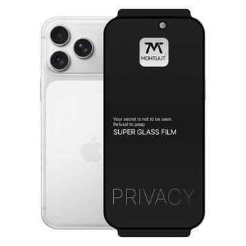 Захисне скло Mohtuut Privacy Super Glass для Apple iPhone 17 Pro Max 64527 фото