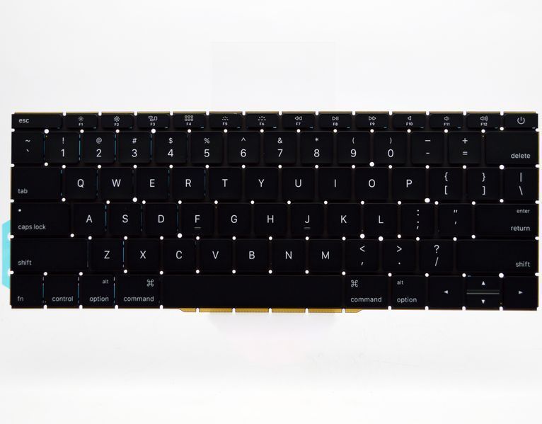 Клавіатура для ноутбука Apple MacBook Pro 13'' 2016-2017 (A1708) US Original 32641 фото