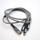 Кабель Epic Nylon 3в1 Type-c/Lightning/Micro USB 2.4A Blue 1.2m (тех.пакет) 54902 фото
