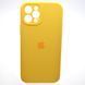 Силиконовый чехол накладка Silicon Case Full Camera для iPhone 12 Pro Max Yellow 43296 фото
