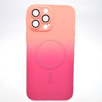 Чехол накладка с MagSafe Bright Case для Apple iPhone 13 Pro Max Peach-Barbie Pink 91276 фото