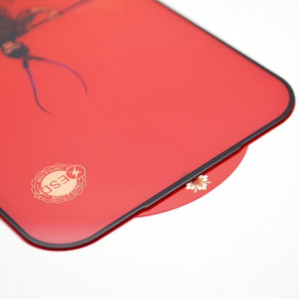 Захисне скло Monkey King ESD RED Glass для Infinix Note 60 (X6879) Black 69131 фото