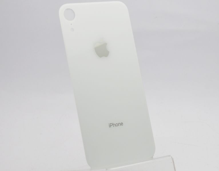 Задня кришка Apple iPhone XR White HC (з великим отвором під камеру) 43021 фото