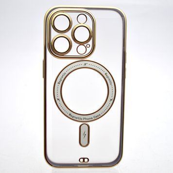 Чехол накладка с MagSafe Elegant Case для Apple iPhone 14 Pro Blue 59001 фото