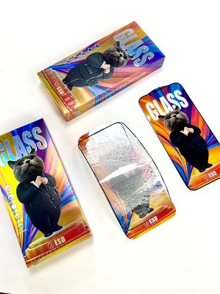 Защитное стекло Mr.Cat Anti-Static для Apple iPhone 13 Pro Max/iPhone 14 Plus Black 56415 фото