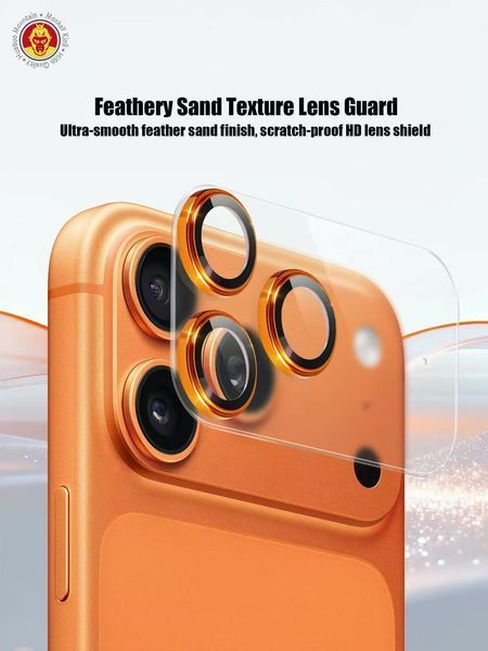 Захисне скло на камеру Monkey King AG Camera Glass для iPhone 17 Pro Orange 89116 фото