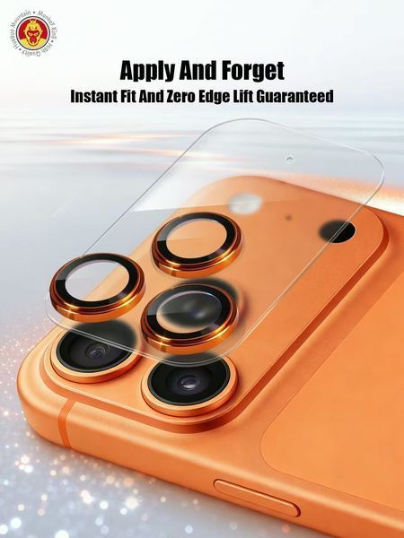 Захисне скло на камеру Monkey King AG Camera Glass для iPhone 17 Pro Orange 89116 фото
