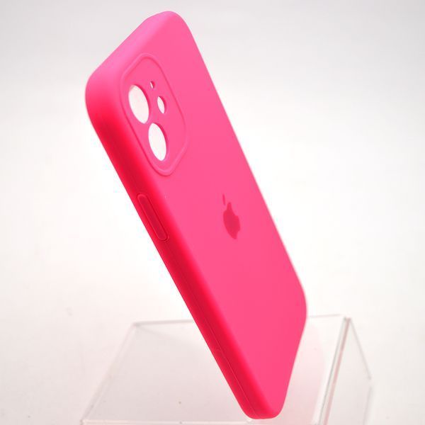 Силіконовий чохол накладка Silicon Case Full Camera для iPhone 12 Fluorescent Color 75878 фото