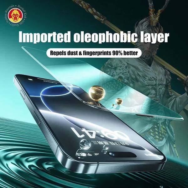 Захисне скло без рамок Monkey King Borderless Glass для Apple iPhone 16 Pro 86580 фото