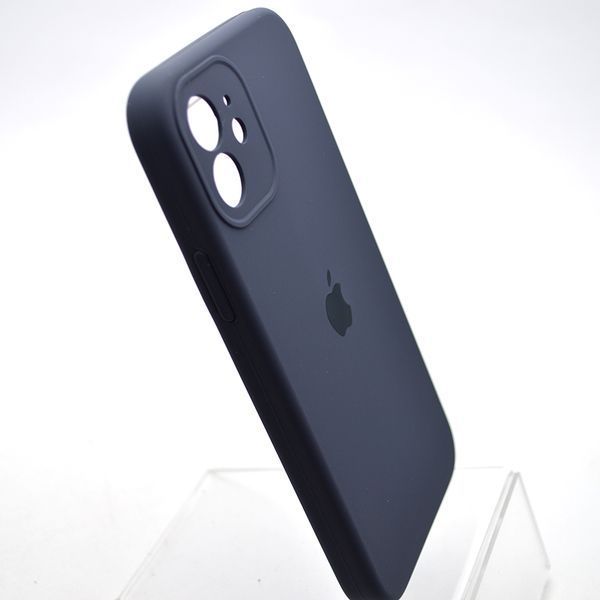 Силіконовий чохол накладка Silicon Case Full Camera для iPhone 12 Midnight Blue 99711 фото
