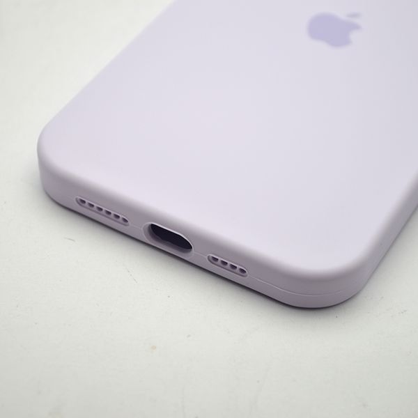 Силіконовий чохол накладка Silicon Case Full Camera для iPhone 14 Pro Light Purple 60225 фото