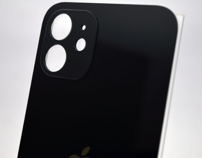 Задня кришка Apple iPhone 12 Black Original (з великим отвором під камеру) 57346 фото