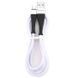 Кабель ANSTY SA-001 Micro USB Nylon 3A 1M Білий 52314 фото 4