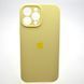 Силіконовий чохол накладка Silicon Case Full Camera для iPhone 14 Pro Milk Yellow 71003 фото