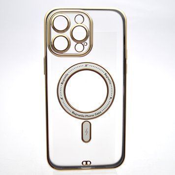 Чехол накладка с MagSafe Elegant Case для Apple iPhone 14 Pro Max Black 96243 фото