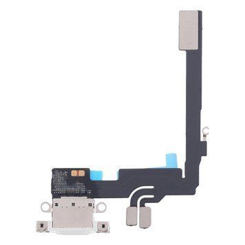 Шлейф для Apple iPhone 16 Pro з роз'ємом живлення та компонентами White Original 31870 фото