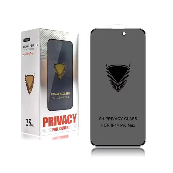 Захисне скло OG Golden Armor антишпигун для Apple iPhone 17 Pro Black 55094 фото