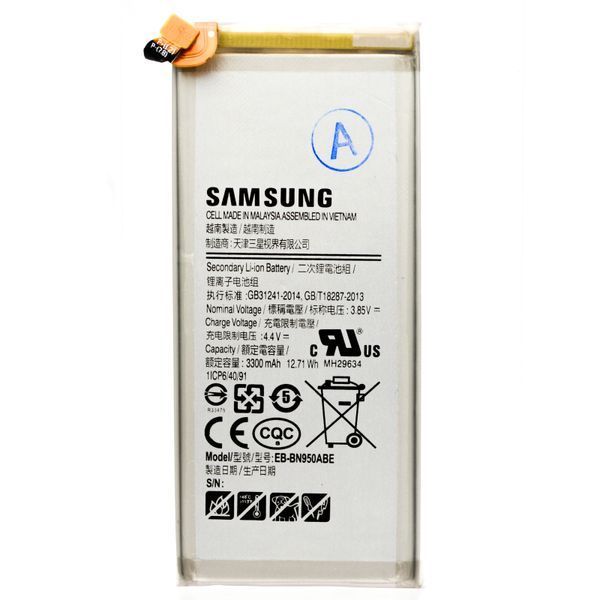 Акумулятор EB-BN950ABA для Samsung Note 8 N950 (3300 mAh, 12.71 Wh, 3,86 V) Original 54121 фото