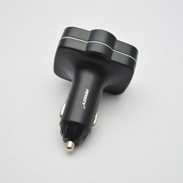 FM модулятор ANSTY CAR-017 Bluetooth (2 USB / 1 Type-C PD) с LED display Black 68965 фото