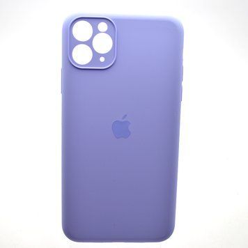 Силиконовый чехол накладка Silicon Case Full Camera для iPhone 11 Pro Max Lilac 77922 фото